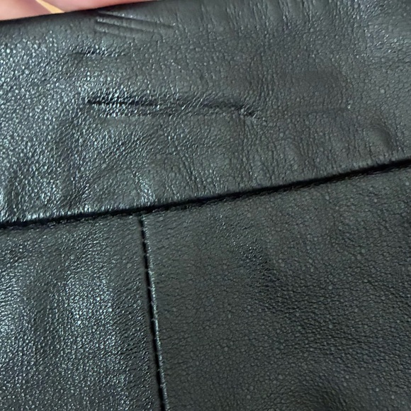 BB Dakota Casual Leather Party Mini Skirt Black 8 - Picture 16 of 16